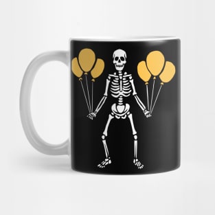 Skeleton with balloons Mug